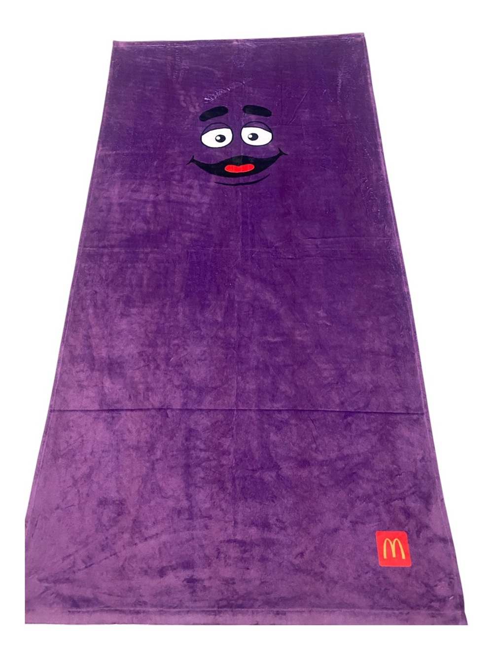 McDonaldโs Grimace Blanket Throw Promo Mcdonalds Purple Character